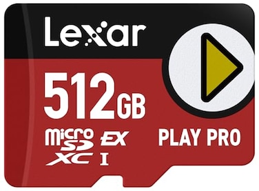 Lexar 512GB Play PRO microSD Express Card UHSI C10 U3 V30 Full HD 4K Up to 900600 MBs Memory Card Compatible wNintendoSwitch 2 ASUS ROG Ally Steam Deck Gaming LMSXPS0512GBNNNU