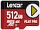 Lexar 512GB Play PRO microSD Express Card UHSI C10 U3 V30 Full HD 4K Up to 900600 MBs Memory Card Compatible wNintendoSwitch 2 ASUS ROG Ally Steam Deck Gaming LMSXPS0512GBNNNU