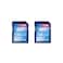 Integral 128GB 2Pack UHSII SD Card V60 Up to 300MBs Read and 100MBs Write Speed 1733X SDXC Professional High Speed Memory Card