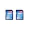 Integral 128GB 2Pack UHSII SD Card V60 Up to 300MBs Read and 100MBs Write Speed 1733X SDXC Professional High Speed Memory Card