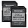 Nextorage 256GB SDXC UHSII V90 SD Card Japanese Brand pSLC Max Write Speed 299MBs Max Read Speed 300MBs 4K Recording F2PRO Series 2PXF2PRO256G SDXC Card for Digital Camera
