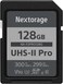Nextorage 128GB SDXC UHSII V90 Japanese Brand pSLC Max Write Speed 299MBs Max Read Speed 300MBs 4K Recording NXF2PRO128G SD Card Memory for Camera