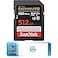 Everything But Stromboli Sandisk 512GB SD Extreme Pro SDXC UHSI Memory Card Works with Sony ZVE10 A7 IV ZVE10 II Alpha Camera SDSDXXD512GGN4IN C10 Bundle with 1 Micro SD 30 Card Reader