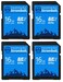 Everything But Stromboli 4 Pack 16GB SD Card for Browning Trail Camera Dark Ops Recon Force Defender Spec Ops Patriot Strike Force Game Cam Memory Cards