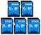 Everything But Stromboli 16GB SD Card 5 Pack Speed Class 10 UHS1 U1 C10 16G SDHC Memory Cards for Compatible Digital Cameras Computer Trail Cams