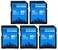 Everything But Stromboli 16GB SD Card 5 Pack Speed Class 10 UHS1 U1 C10 16G SDHC Memory Cards for Compatible Digital Cameras Computer Trail Cams