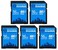 Everything But Stromboli 16GB SD Card 5 Pack Speed Class 10 UHS1 U1 C10 16G SDHC Memory Cards for Compatible Digital Cameras Computer Trail Cams