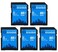 Everything But Stromboli 8GB SD Card 5 Pack Speed Class 10 UHS1 U1 C10 8G SDHC Memory Cards for Compatible Digital Camera Computer Trail Cameras