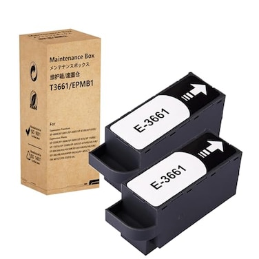 HEMEINY 2 Pieces T3661 Ink Maintenance Box Compatible with XP8500 XP8505 XP8600 XP8605 XP15000 XP6000 XP6001 XP6005 XP6100 XP6105 XP970 Printers