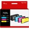 GTPRI 712XL High Yield Ink Cartridges Compatible for HP DesignJet 712 Ink Cartridges Combo Pack for HP DesignJet T210 T230 T630 T650 Studio Plotter Printer Ink