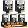 Reluen 5Pack Printer Ink Cartridges 215 Ink Cartridges 3 Black and 2 TriColor EasytoInstall Inkjet Printer Cartridge Replacements Sharp Text Vivid Colors Combo Pack for Home Office Printing