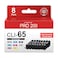 Vowdicua CLI65 High Capacity Ink Cartridges for PRO 200 Printer 8PK Compatible Replacement for CLI65 CLI 65 Ink Cartridge with PRO200 PRO200S Printers 1BK 1C 1M 1Y 1PM 1PC 1GY 1LGY