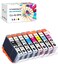 F FINDERSCO F FINDERSCO Compatible Ink Cartridge Replacement for Canon CLI42 CLI42 Ink Work for Canon Pro100 Pro100S Printer 8 Pack