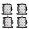 Baagialdic 4pcs DX5 DX7 Cap Capping Top for Roland RA640 VS640 Mimaki JV33 CJV30