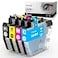 INK4U LC401 LC401 Ink Cartridges Compatible Replacement for LC401 Ink Cartridges to Use with MFCJ1010DW MFCJ1012DW MFCJ1170DW Printer Black Cyan Magenta Yellow 4 Pack
