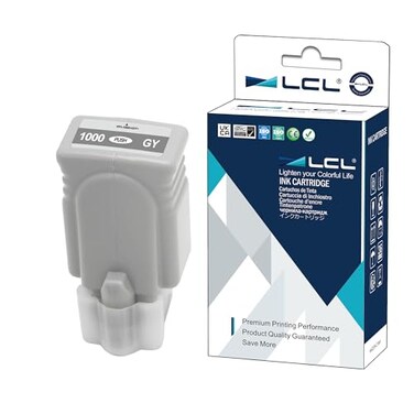 LCL Compatible Ink Cartridge Pigment Replacement for Canon PFI1000 GY PFI1000GY 0552C002 imagePROGRAF PRO10001Pack Grey