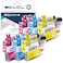 LCL Compatible Ink Cartridge Replacement for Brother LC30113PKS LC3011 LC3011 LC3011C LC3011C LC3011M LC3011Y MFCJ491DW MFCJ497DW MFCJ690DW MFCJ895DW 6Pack 2Cyan 2M 2Y