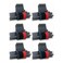 Swartz Ink IR40T x 6 Pack Black and Red Ink Roller Ribbon Cartridge Replacement IR40TCompatible with Canon P23DH V Casio HR100TM HR150TM Sharp EL1750V EL1801V Citizen CP13 Calculator 6 Pack
