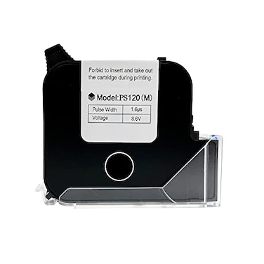 Phezer 1inch 72ml Quick Dry Ink Cartridge for Handheld Inkjet Printer P151 Durable Replacement Waterproof 72ml Ink CartridgeBlack