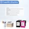 SHUOLEI 67XL BlackColor Ink Cartridges 2 Pack Replacement for HP DeskJet 2855e 4255e 4155 2755e 4110e 2720e 2722 Envy 6055e 6458e 6010e 6020e Envy Pro 6455e 6475 Printer HighYield Inkjet