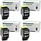 SANCTink C231HK0 C231HC0 C231HM0 C231HY0 High Yield Compatible Toner Cartridge Replacement for Lexmark C2325dw C2325 MC2325adw C2535dw C2425dw MC2425adw MC2640adwe Printer High Yield 4 Pack