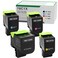 WYFYINK 78C1X CS421 CS521 Extra High Yield Compatible Toner Cartridge BK8500 Color5000 Replacement for Lexmark CS421 CX522 CX622 CS521 CX421 CX521 CS522 CX625 Printer High Yield 4 Pack
