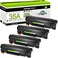 greencycle 4Pack CB435A 35A Black High Yield Compatible Toner Cartridge Replacement for HP LaserJet P1006 P1005 Printer