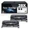 SANAIF 26X CF226X Black HighYield Toner Cartridge with Chip Replacement for HP 26X CF226X Laser Pro M402d M402dw M402dne Laser Pro MFP M426dw M426fdw M427dw Printer Black 2Pack