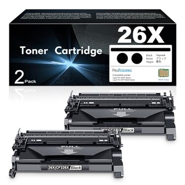 SANAIF 26X CF226X Black HighYield Toner Cartridge with Chip Replacement for HP 26X CF226X Laser Pro M402d M402dw M402dne Laser Pro MFP M426dw M426fdw M427dw Printer Black 2Pack
