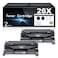 SANAIF 26X CF226X Black HighYield Toner Cartridge with Chip Replacement for HP 26X CF226X Laser Pro M402d M402dw M402dne Laser Pro MFP M426dw M426fdw M427dw Printer Black 2Pack