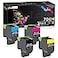 Leize Compatible CS310DN Toner Cartridge use for Lexmark CS310DN CS410DN CS310N CS310 CS510DE CS410N CS410DTN CS510DTE Printer Replacement for Lexmark 70C1HK0 70C1HC0 70C1HM0 70C1HY0 Ink KCMY4 Pack