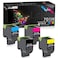 Leize Compatible CS310DN Toner Cartridge use for Lexmark CS310DN CS410DN CS310N CS310 CS510DE CS410N CS410DTN CS510DTE Printer Replacement for Lexmark 70C1HK0 70C1HC0 70C1HM0 70C1HY0 Ink KCMY4 Pack