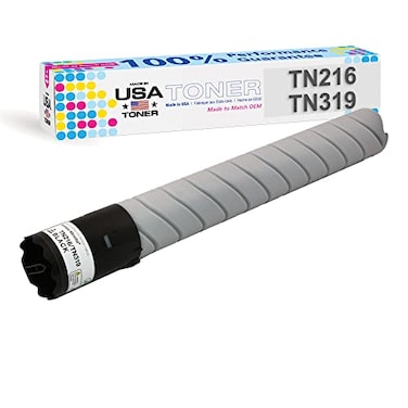 MADE IN USA TONER Compatible Replacement for use in Konica Minolta bizhub C220 C280 C360 TN216 TN319 Black