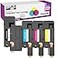 Limeink Compatible Toner Cartridge Replacement for Dell E525W Toner Cartridges for Dell E525w Cartridge E525w e 525w H3M8P Ink for e525 for e 525w 4 Pack