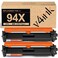 V4INK Compatible 94X CF294X Toner Cartridge Replacement for HP 94X CF294X 94A CF294A High Yield Black Toner Cartridge for HP LaserJet Pro M118dw MFP M148dw M148fdw M149fdw M118 M148 Printer 2 Pack