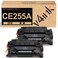 v4ink 2PK CE255A Toner Cartridge Compatible Replacement for HP 55A CE255A Toner Cartridge Black Ink for HP P3015 P3015d P3015dn P3015n Enterprise 500 MFP M521dn M521dw M525dn Printer