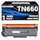 KCMYTONER Compatible Toner Cartridge Replacement for Brother TN660 TN630 TN660 to use with HLL2300D HLL2320D HLL2340DW HLL2360DW HLL2380DW DCPL2540DW Printer Black 1 Pack