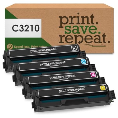 Print.Save.Repeat. PrintSaveRepeat Lexmark C3210 4Color Combo Pack Remanufactured Toner for C3224 C3326 C3426 MC3224 MC3326 MC3426