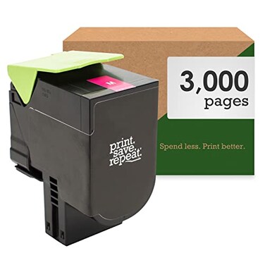 Print.Save.Repeat. PrintSaveRepeat Lexmark 701HM Magenta High Yield Remanufactured Toner Cartridge for CS310 CS410 CS510 Laser Printer 3000 Pages