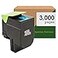 Print.Save.Repeat. PrintSaveRepeat Lexmark 701HC Cyan High Yield Remanufactured Toner Cartridge for CS310 CS410 CS510 Laser Printer 3000 Pages
