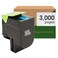 Print.Save.Repeat. PrintSaveRepeat Lexmark 701HC Cyan High Yield Remanufactured Toner Cartridge for CS310 CS410 CS510 Laser Printer 3000 Pages