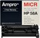 Ampro CF258A MICR 58A MICR Toner Cartridge Secure Check Printing Compatible with HP LaserJet M404DN M404DW M404N MFP M428DW M428FDN M428FDW Enterprise M406DN MFP M430F High Yield