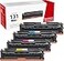 VASERINK HighYield 131 Toner Cartridges 4 Pack Black CyanMagenta Yellow Vsenk Compatible 131BK 131C 131M 131Y Toner Replacement for 131 Color imageCLASS ME8280CW ME624CW ME628Cw Printer
