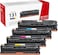 VASERINK HighYield 131 Toner Cartridges 4 Pack Black CyanMagenta Yellow Vsenk Compatible 131BK 131C 131M 131Y Toner Replacement for 131 Color imageCLASS ME8280CW ME624CW ME628Cw Printer