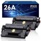 WOEBYAS 26A Toner Cartridge Black Compatible for HP 26A CF226X CF226A 26X use with HP LaserJet Pro MFP M426fdw M402 M402dn M402dne M402dw Printer 2 Pack