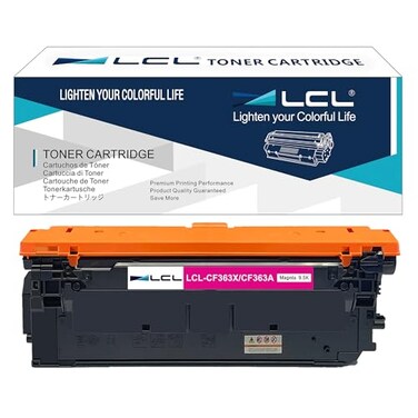 LCL Remanufactured Toner Cartridge Replacement for HP 508X CF363X 9500 Page M553 Printer M577 Printer M552dn M553dn M553n M553x MFP M577Z MFP M577dn MFP M577f MFP M577 M577c 1Pack Magenta