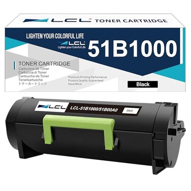 LCL Remanufactured Toner Cartridge Replacement for Lexmark 51B1000 MS317 MS317DN MS417 MS417DN MS517 MS517DN MS617 MS617DN MX317 MX317DN MX417 MX417DN MX517 MX517DE Updated Chip 1Pack Black
