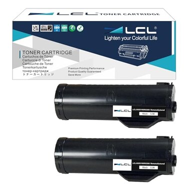 LCL B400 B405 Black Toner Cartridge Replacement for Xerox 106R03580 for VersaLink B405 B400 B400DN B400N B405DN Printers 2Pack