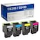 Do it Wiser CS310 CS410 701H Toner Cartridge Replacement for Lexmark 70C1HK0 70C1HC0 70C1HM0 70C1HY0 for Lexmark CS310 CS310dn CS310n CS410n CS410dn CS510 CS510de Printer 4 Pack