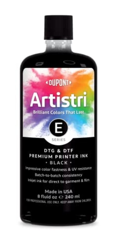 DuPont Artistri E Series DTG DTF Ink Black 8 oz